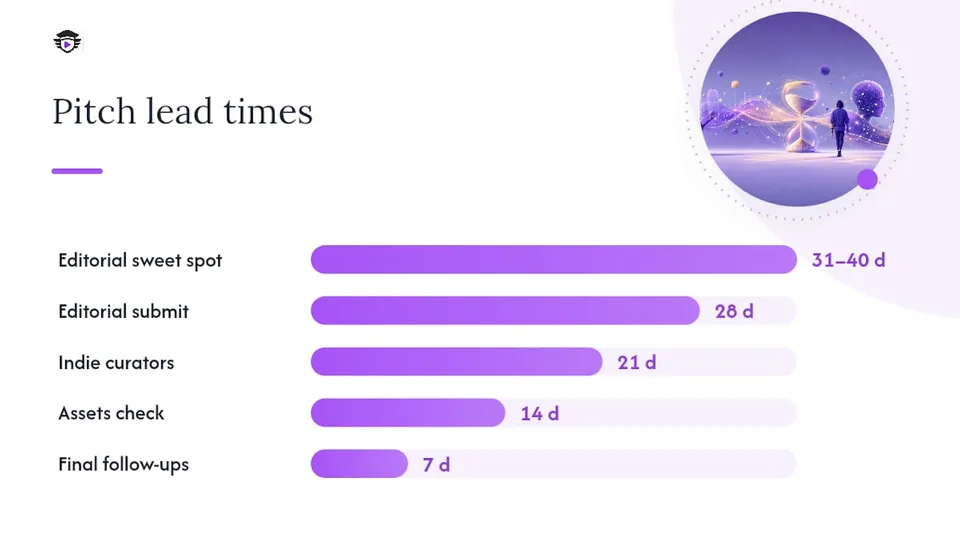 How Far in Advance Should You Submit Your Music? — overview diagram