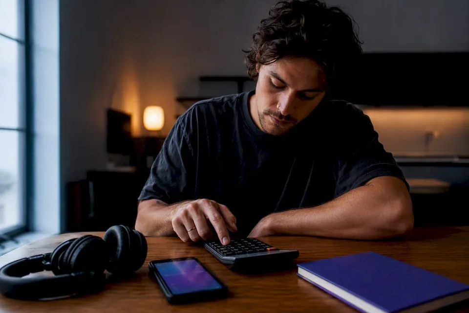 Artist calculating playlist promotion budget