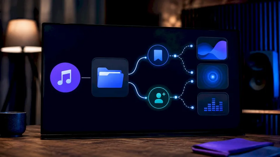 Engagement signals flowing toward music discovery
