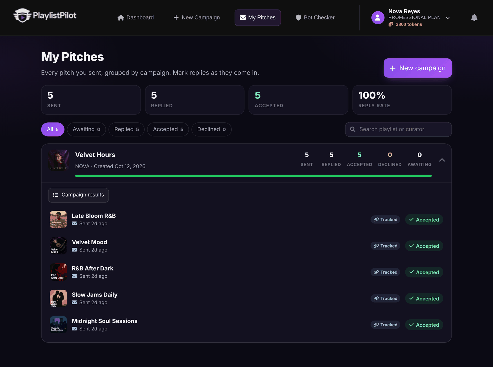 Pitch Tracker