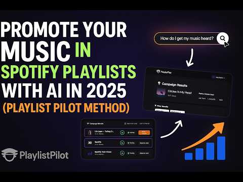 Watch how Spotify playlist promotion works with Playlist Pilot - find real playlists and curators